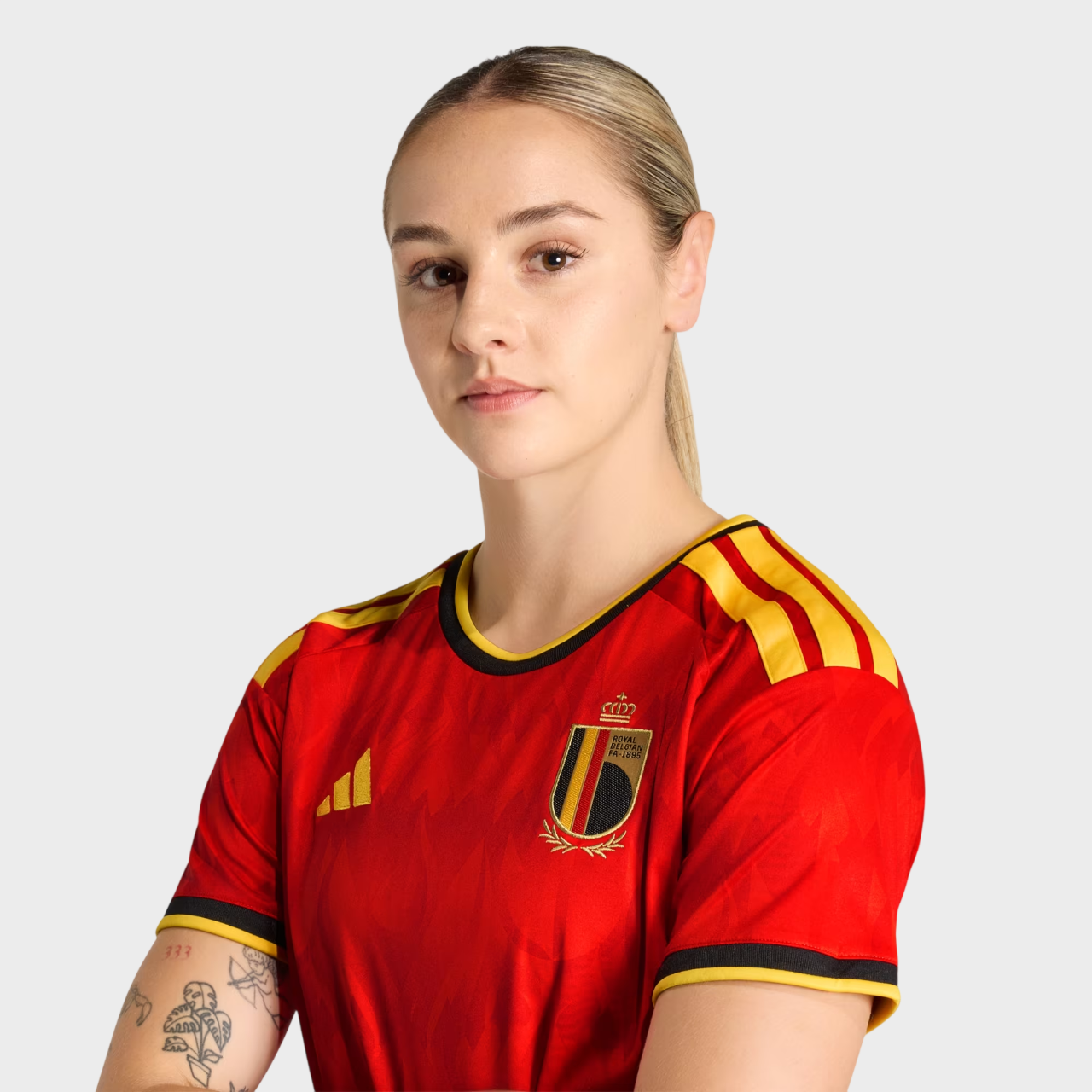 Camisa Bélgica Feminina I 26/27 - Torcedor - Vermelha
