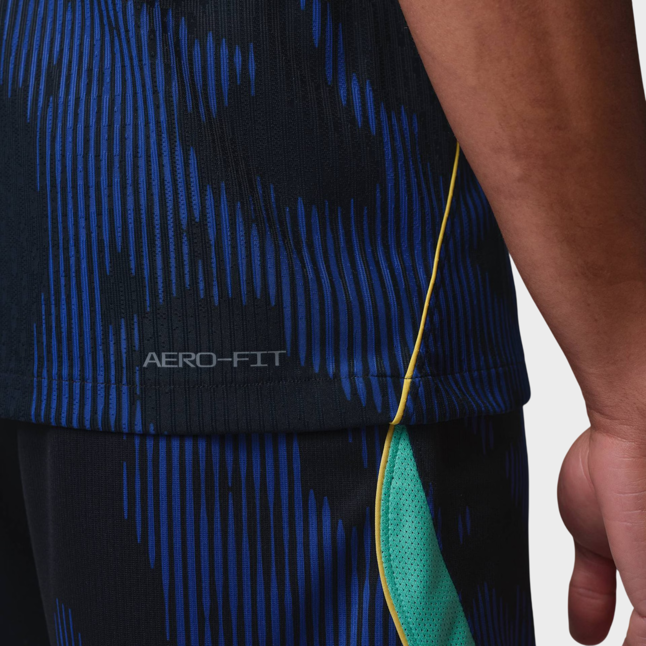 Camisa Seleção Brasileira II 26/27 - Jogador X Jordan Masculina - Azul
