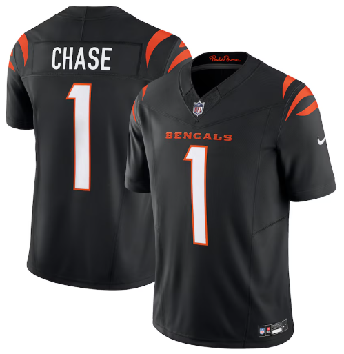 Camisa Futebol Americano Cincinnati Bengals Vapor F.U.S.E. Limited Jersey Preta