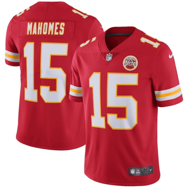 Camisa Futebol Americano Kansas City Chiefs Vapor Limited Jersey Vermelha
