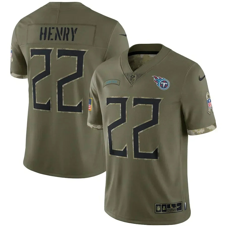Camisa Futebol Americano Tennessee Titans Vapor Limited Jersey Salute To Service 2022