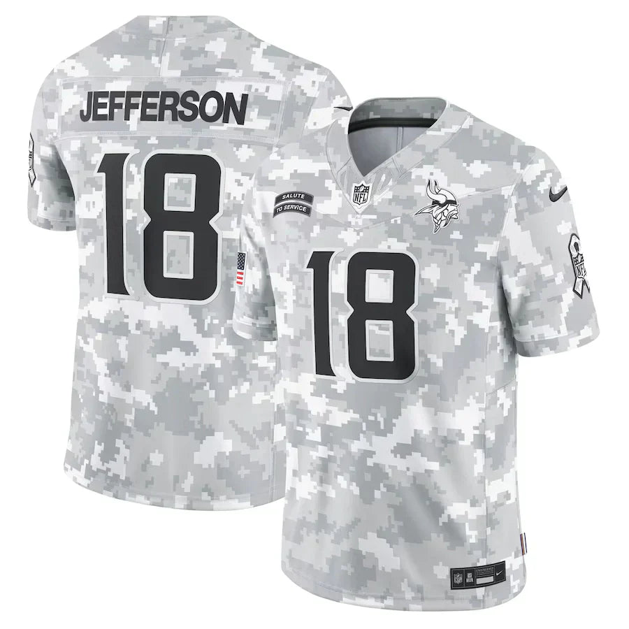 Camisa Futebol Americano Minnesota Vikings Vapor F.U.S.E. Limited Jersey Salute To Service 2024