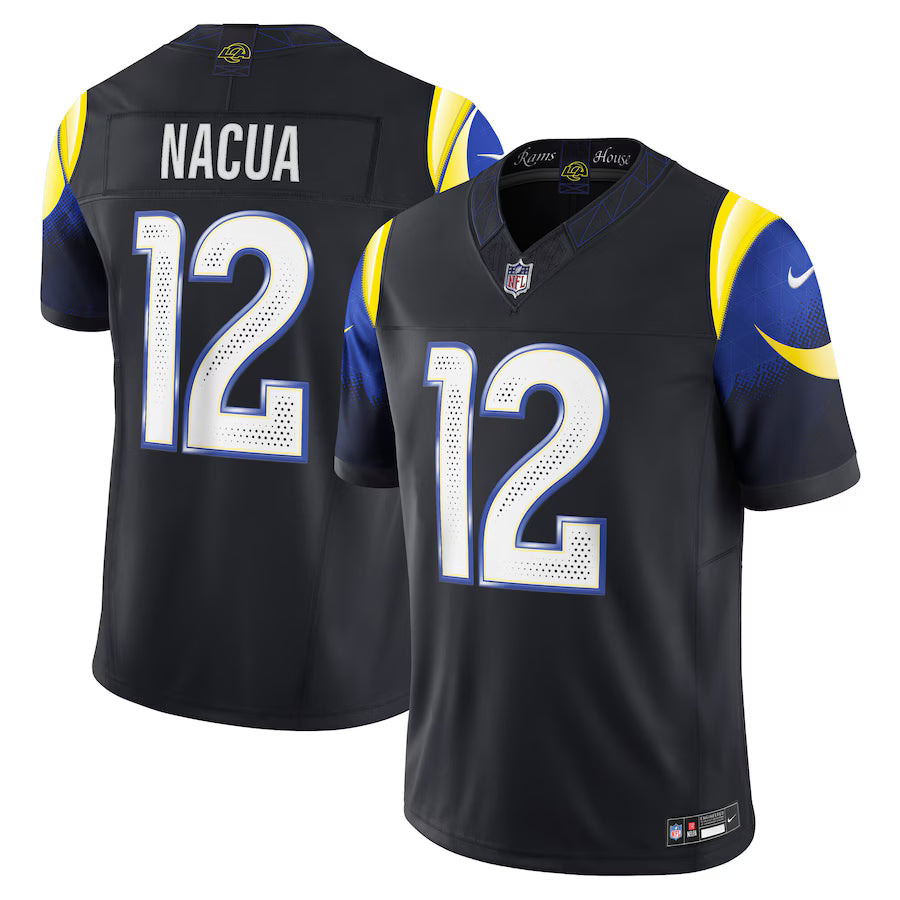 Camisa Futebol Americano Los Angeles Rams Vapor F.U.S.E. Limited Jersey 2025 Rivalries