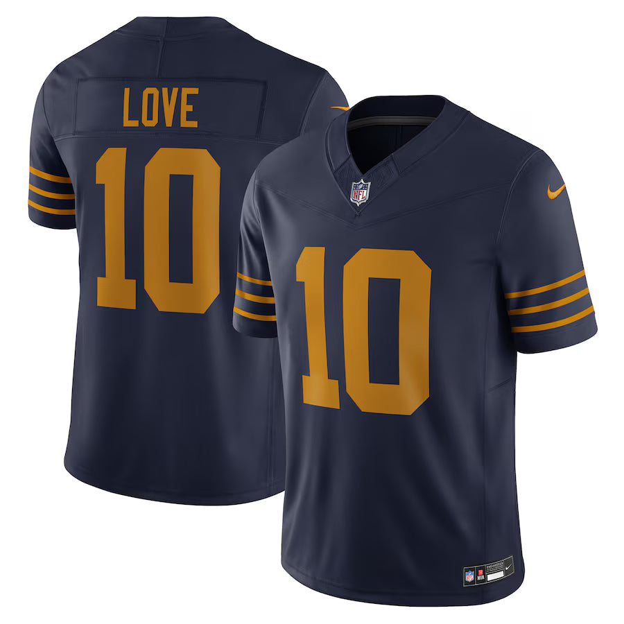 Camisa Futebol Americano Green Bay Packer Vapor F.U.S.E. Limited Jersey Clássica 1923