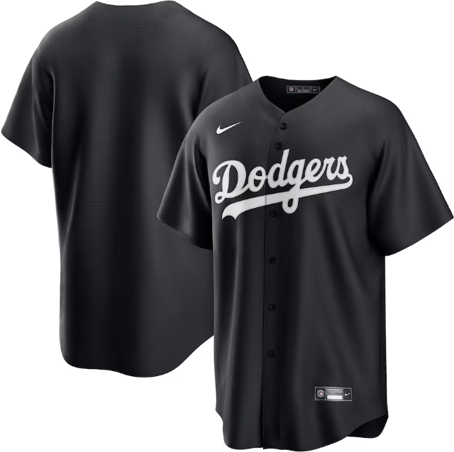 Camisa Beisebol Los Angeles Dodgers Jersey Preta