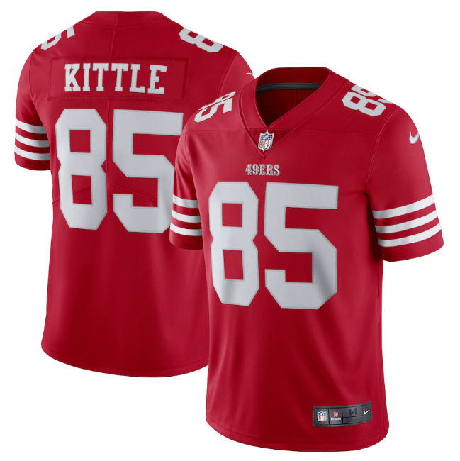 Camisa Futebol Americano San Francisco 49ers Vapor Limited Jersey Vermelha