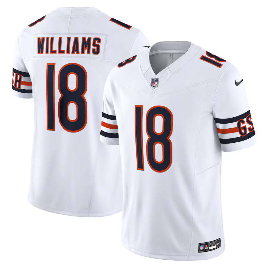 Camisa Futebol Americano Chicago Bears Vapor F.U.S.E. Limited Jersey Branca