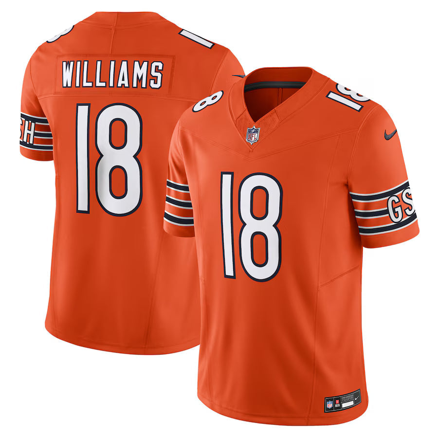 Camisa Futebol Americano Chicago Bears Vapor F.U.S.E. Limited Jersey Laranja