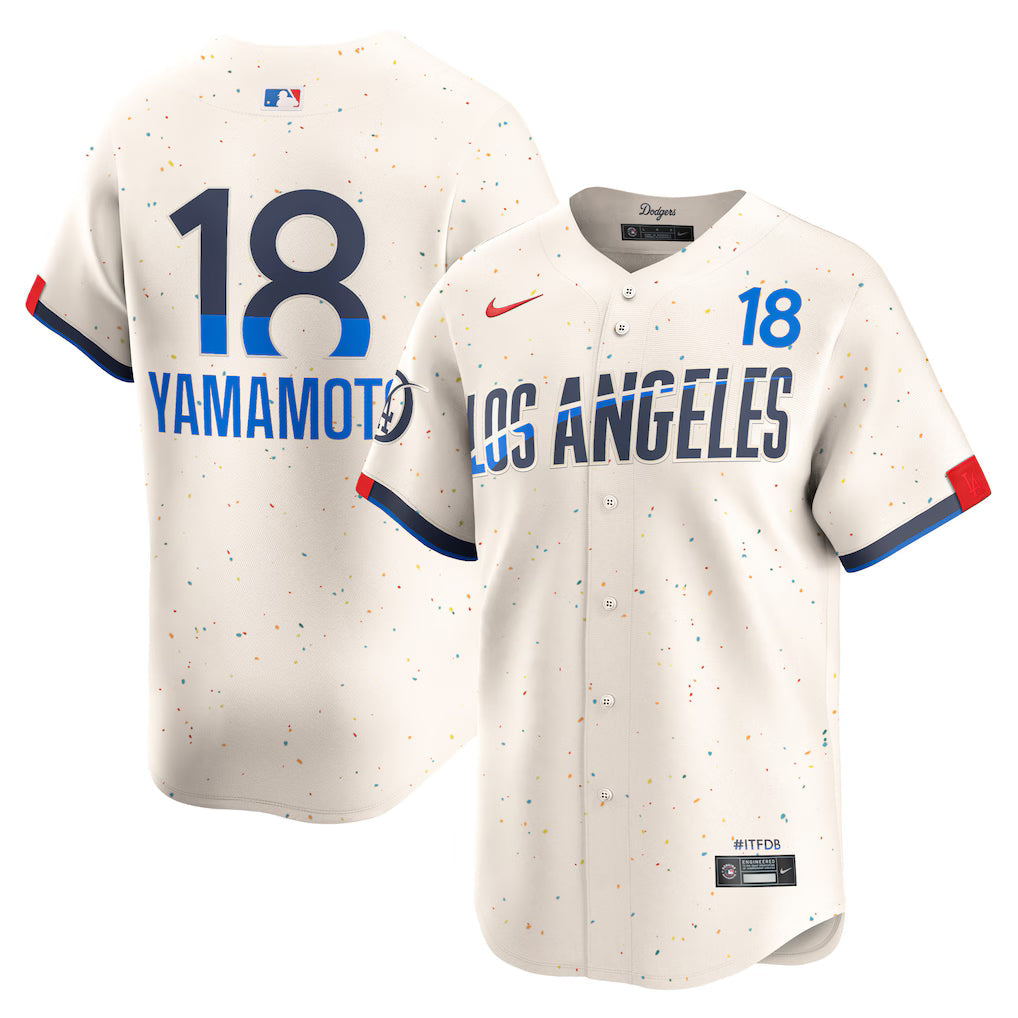Camisa Beisebol Los Angeles Dodgers Jersey City Connect 2024