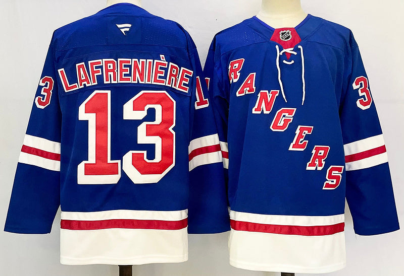 Camisa NHL New York Rangers Jersey Azul