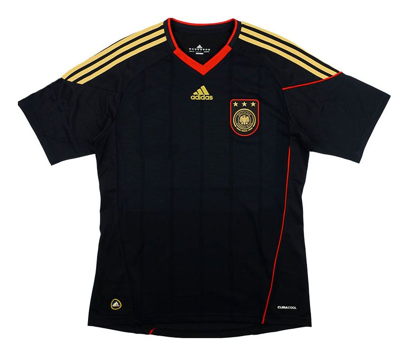 Camisa Alemanha II 2010 Adidas - Retrô - Preta