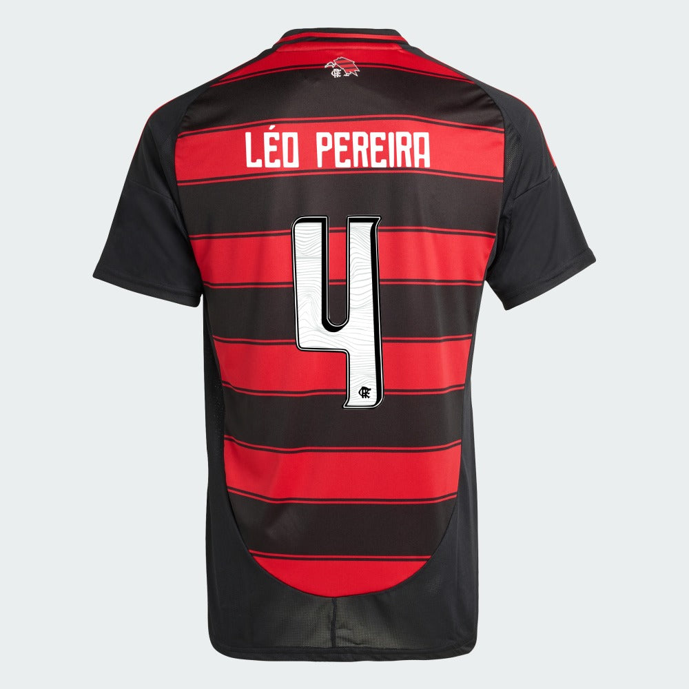 Camisa  Flamengo 2025/26 I LÉO PEREIRA N° 4