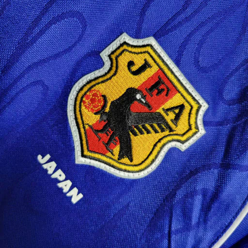 Camisa Japão I Manga Longa 1998 Asics - Azul - Retrô
