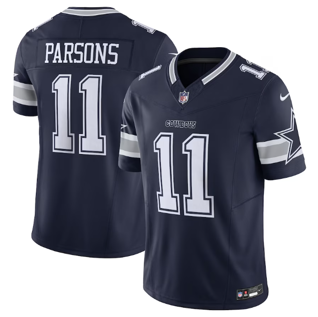Camisa NFL Plus Size Jersey Dallas Cowboys Vapor F.U.S.E. Limited Jersey Azul