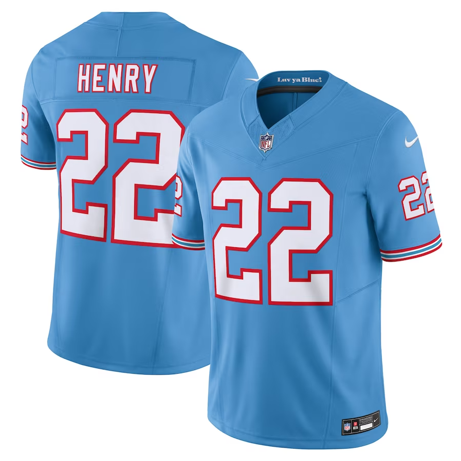 Camisa NFL Tennessee Titans Vapor F.U.S.E. Limited Jersey Azul Claro